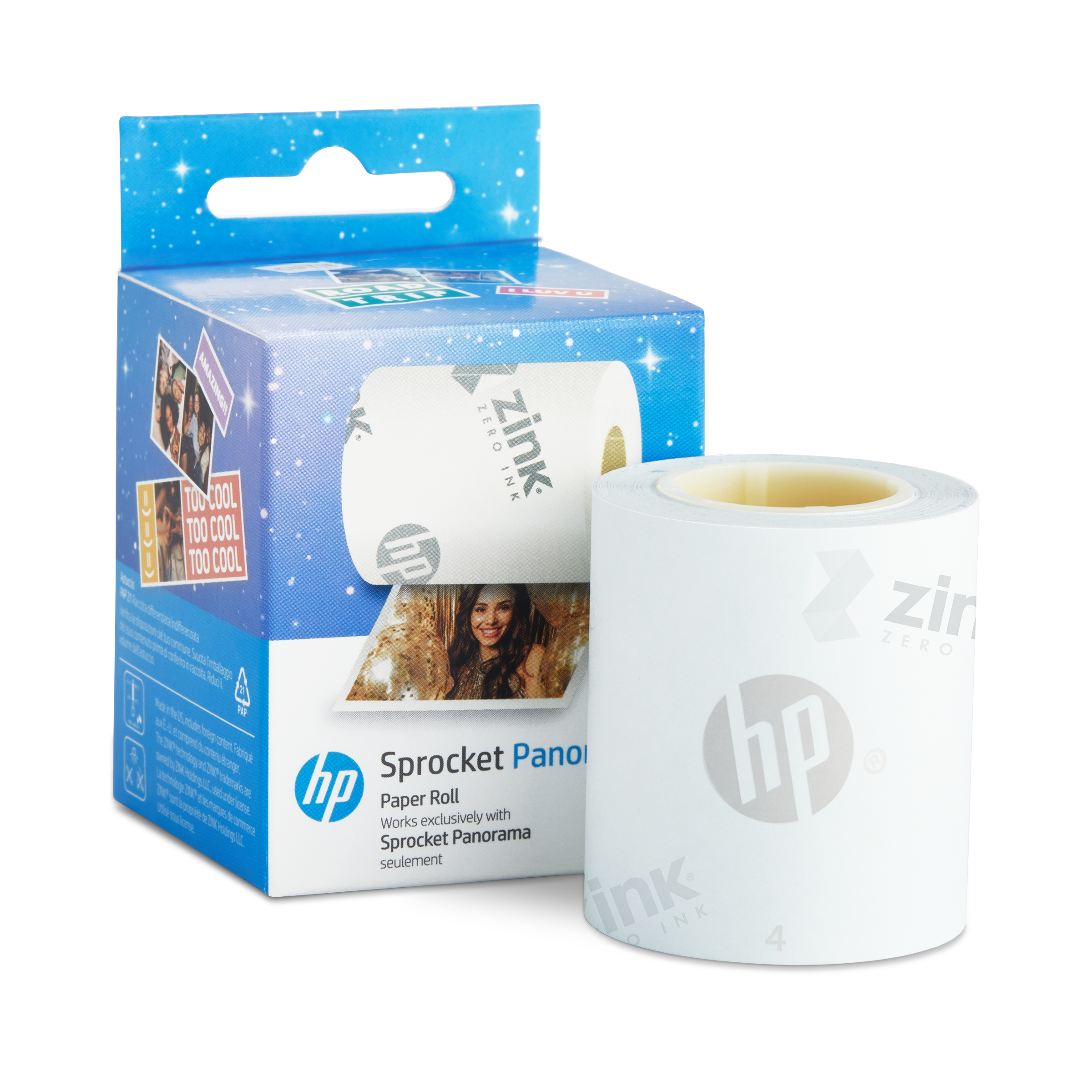 HP Sprocket Panorama 16.4’ (5 Meter) Zink Paper Roll Sprocket Printers CA