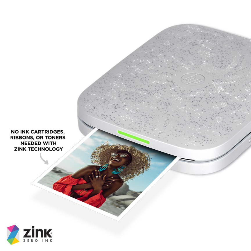 HP Sprocket 3.5 x 4.25” Zink Sticky-backed Photo Paper (50 Pack) Compatible with HP Sprocket 3x4 Photobooth and Photo Printer