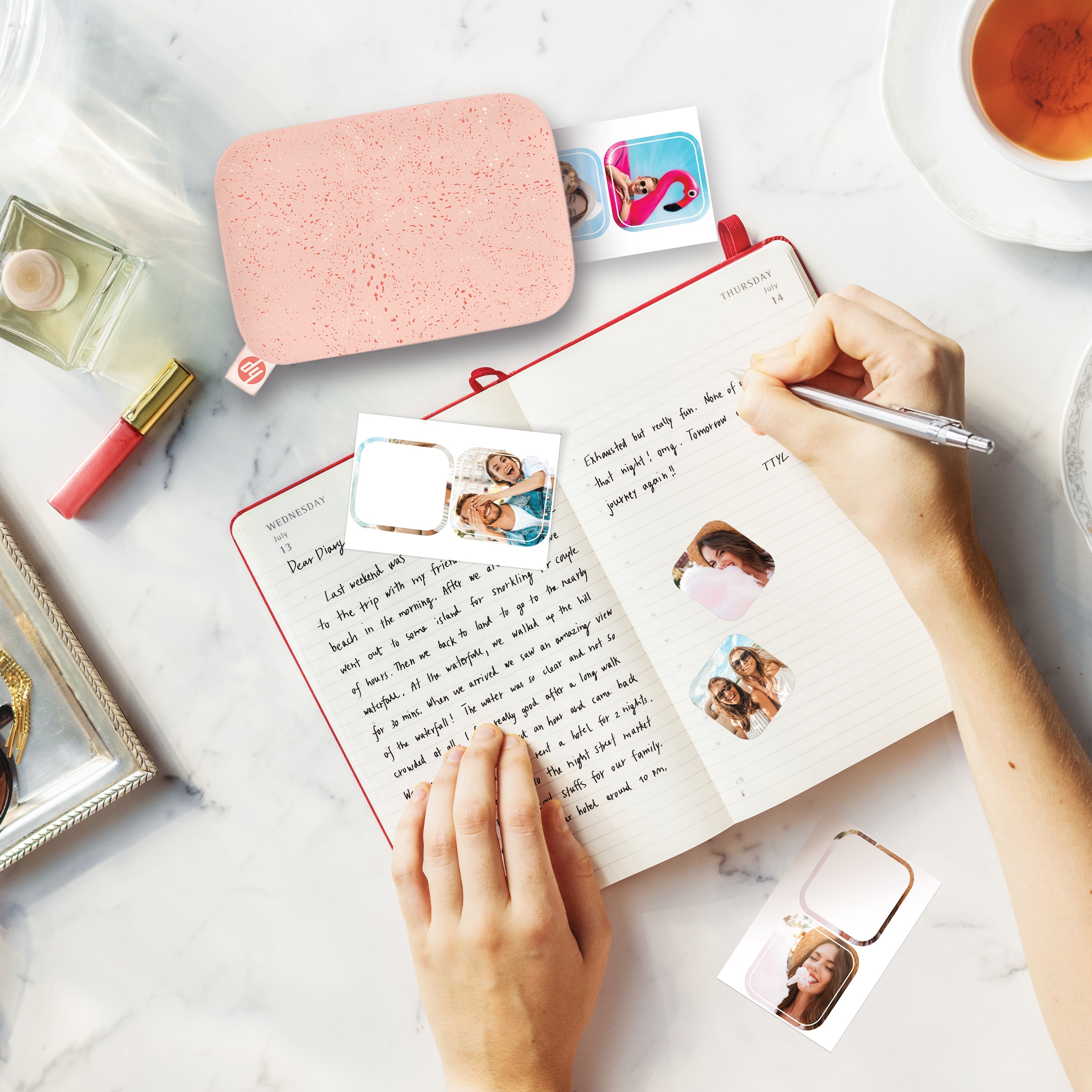 HP Sprocket 2x3” Premium Zink Pre-Cut Sticker Photo Paper, 30 Sheets, Compatible with HP Sprocket Photo Printers hpsprocket