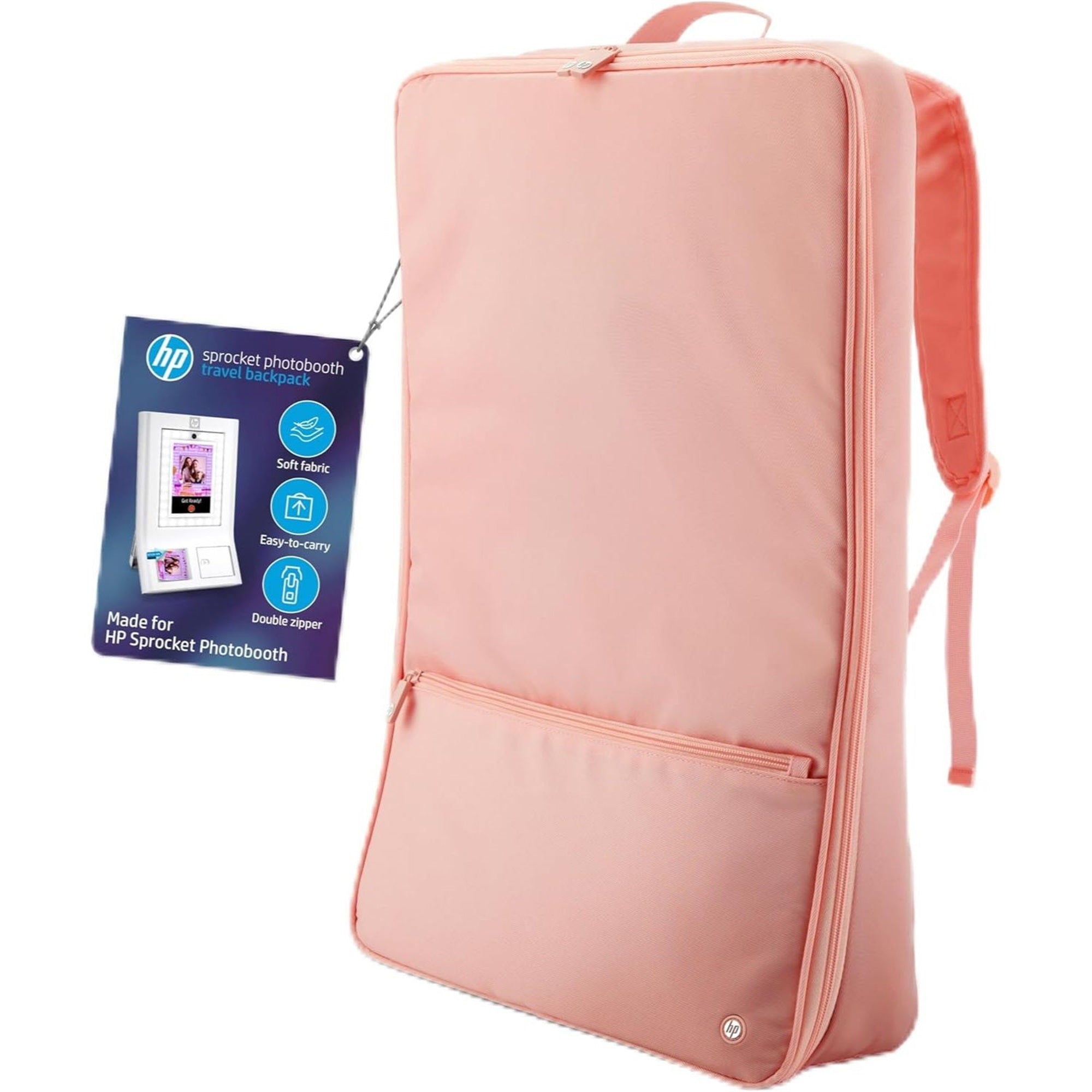 HP Sprocket Photobooth Travel Backpack (Pink), Exclusively for the HP Sprocket Photobooth Printer