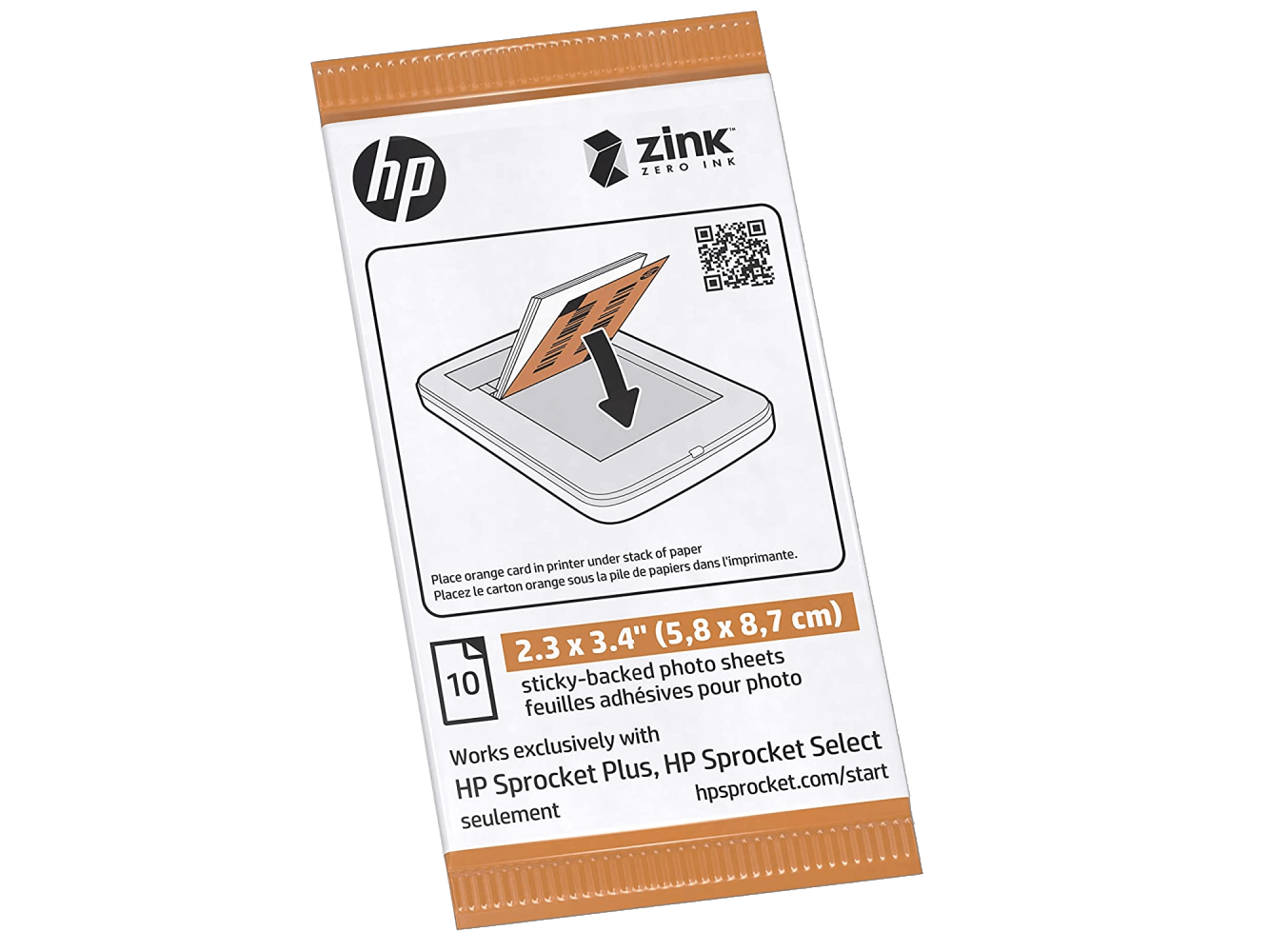 Postgrado  HP Sprocket 2×3 Premium Zink Sticky Back Photo Paper